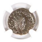 Tetricus I BI Double-Denarius AD 271-274 NGC XF Ancient Roman Coin — image 2