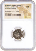 Tetricus I BI Double-Denarius AD 271-274 NGC XF Ancient Roman Coin