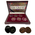Six Coin Box Featuring “The Great” Rulers (Six-Coin Box)