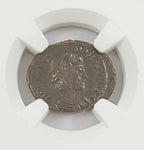 Theodora (Late 3rd–Early 4th Century) Roman Empire AE4 NGC F representative stock photograph 2