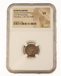 Theodora AE4 BI Nummus c. AD 337-340 NGC VF Ancient Roman Coin