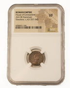 Theodora AE4 BI Nummus c. AD 337-340 NGC VF Ancient Roman Coin