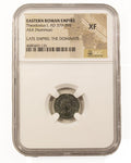 Theodosius I AE Nummus AD 379-395 NGC XF Ancient Roman Coin