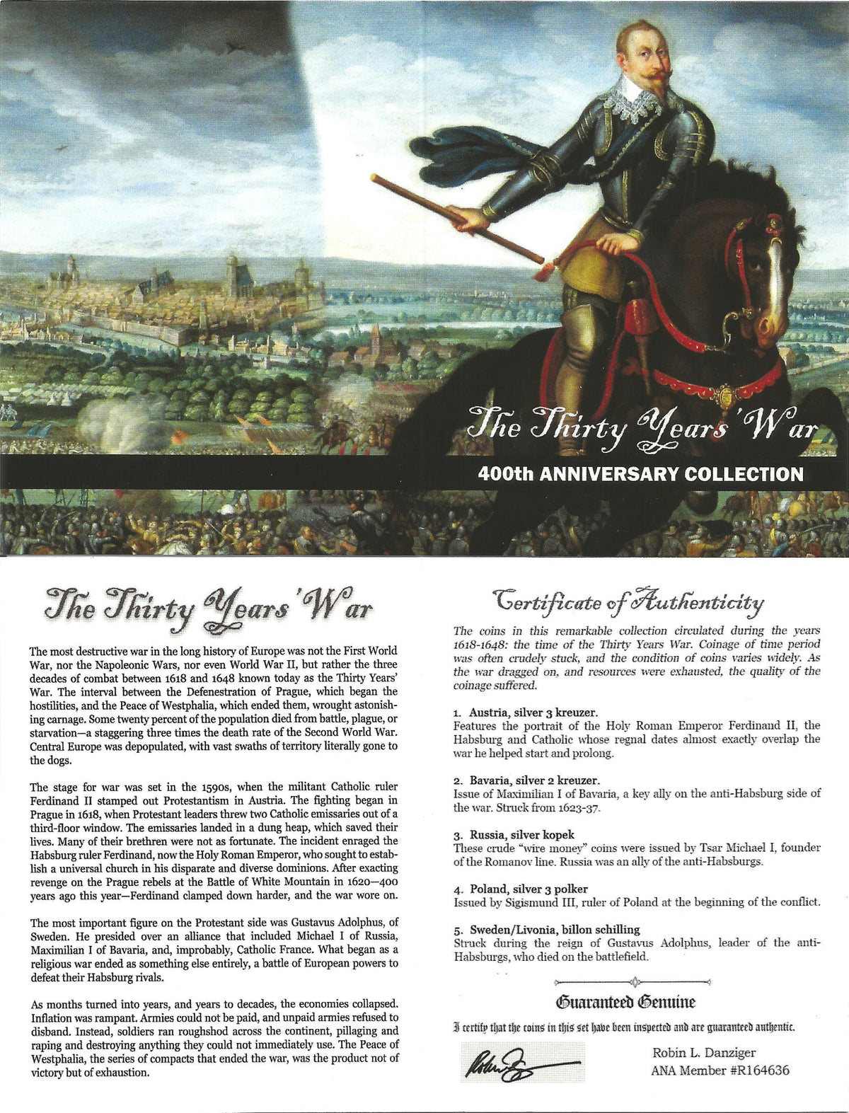 Thirty Years War: Europe’s Bloodiest Conflict (Five-Coin Box) - image 9