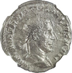 Trajan Decius AR Double-Denarius AD 249-251 NGC F Ancient Roman Coin — image 2