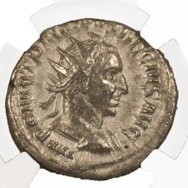 Trajan Decius AR Double-Denarius AD 249-251 NGC VF Ancient Roman Coin — image 2