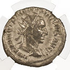 Trajan Decius AR Double-Denarius AD 249-251 NGC VF Ancient Roman Coin — image 2