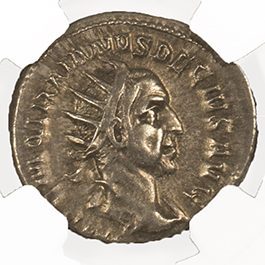 Trajan Decius AR Double-Denarius AD 249-251 NGC XF Ancient Roman Coin — image 2