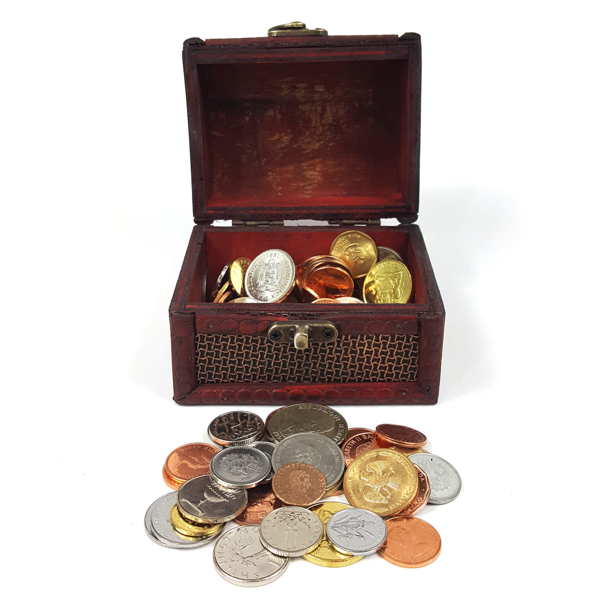 Treasure Box: One pound of mixed world coins PLUS one ancient Roman bronze - image 4