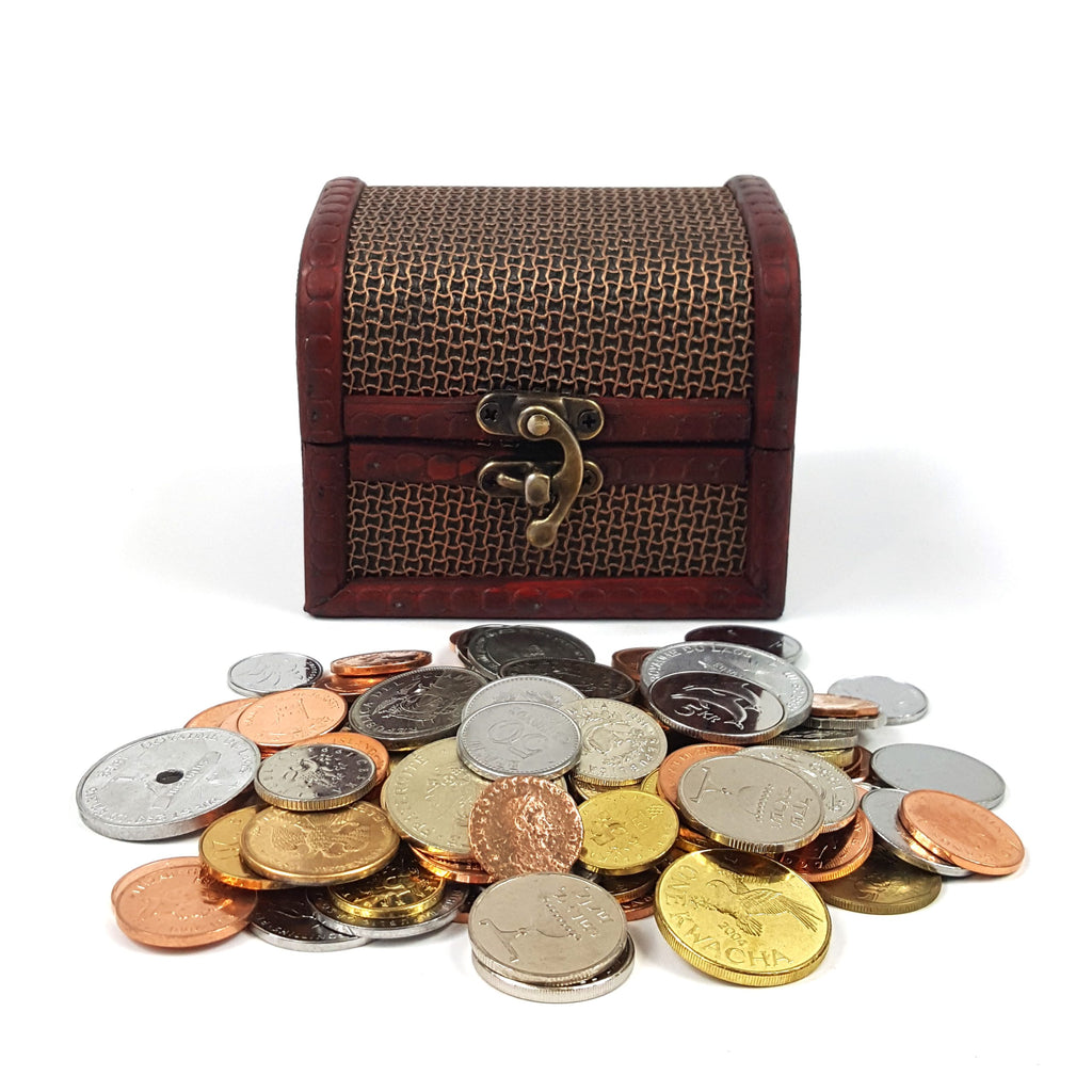 Treasure Box: One pound of mixed world coins PLUS one ancient Roman bronze - image 5