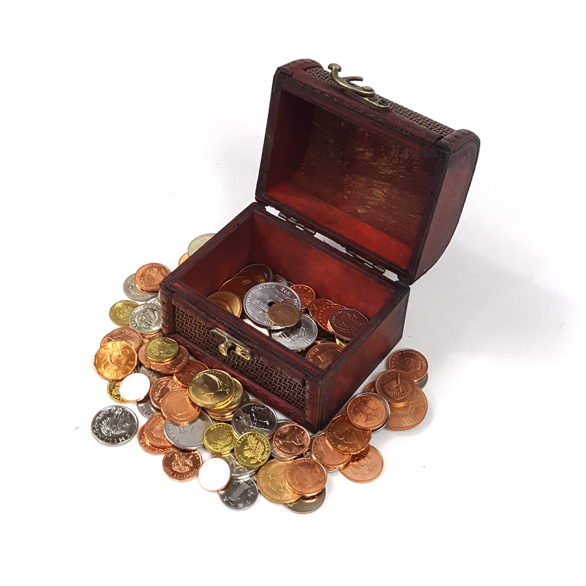 Treasure Box: One pound of mixed world coins PLUS one ancient Roman bronze - image 6