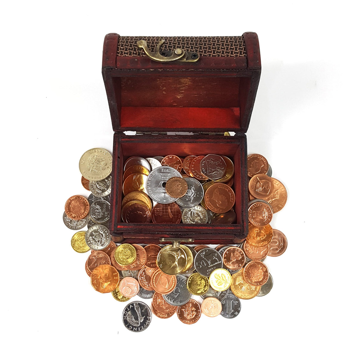 Treasure Box: One pound of mixed world coins PLUS one ancient Roman bronze - image 7