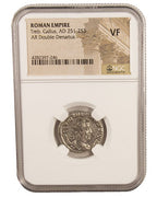 Trebonianus Gallus AR Double-Denarius AD 251-253 NGC VF Coin — image 4