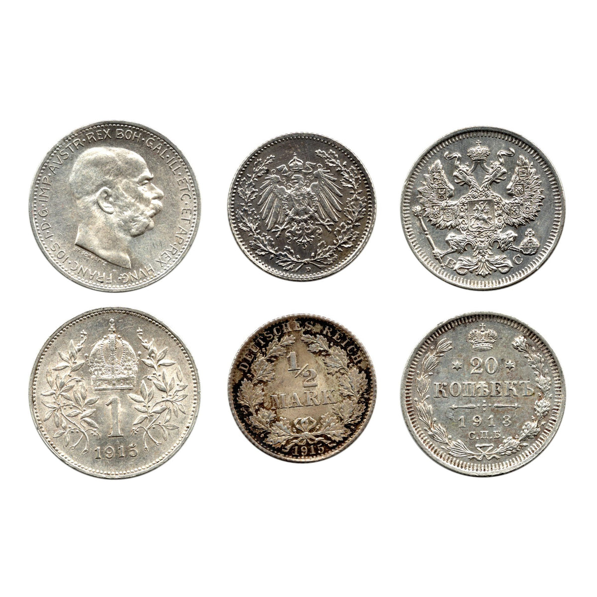 The Last Royal Houses Of Europe: Box of 3 Silver Coins (Three-Coin Box) - image 3