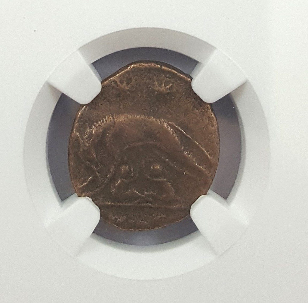 Urbs Roma (AD 330–346) Roman Empire AE3/AE4 Nummus NGC F representative stock photograph 3