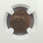 Urbs Roma (AD 330–346) Roman Empire AE3/AE4 Nummus NGC F representative stock photograph 3