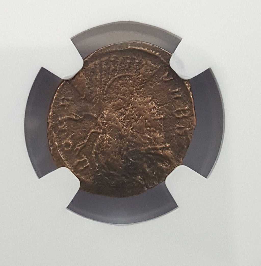 Urbs Roma (AD 330–346) Roman Empire AE3/AE4 Nummus NGC VF representative stock photograph 4