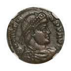 Valens AE3 Nummus AD 364-378 NGC XF Ancient Roman Coin — image 2