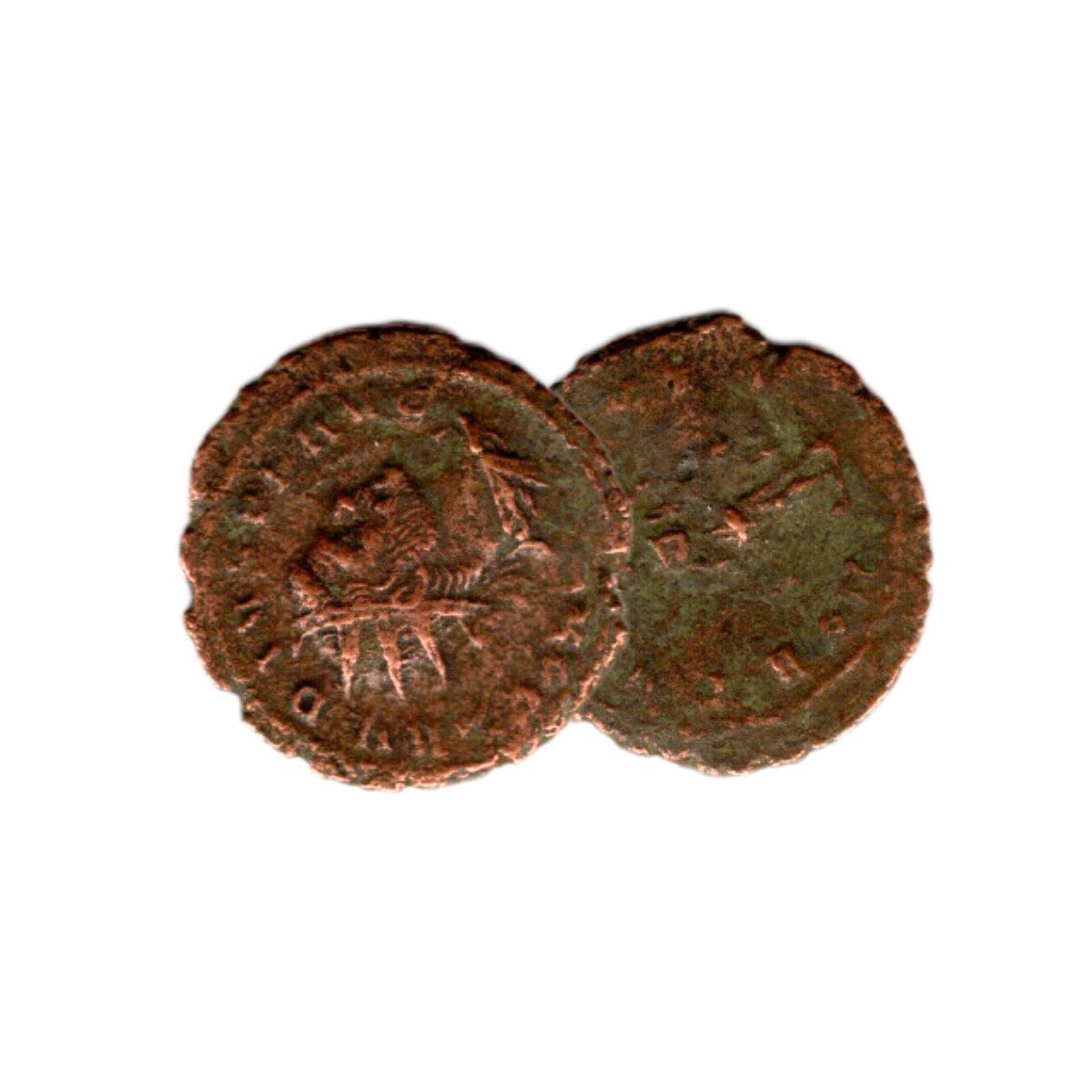 Father of Valentine’s Day Box: Bronze Coin of Roman Emperor Claudius II Gothicus - image 2