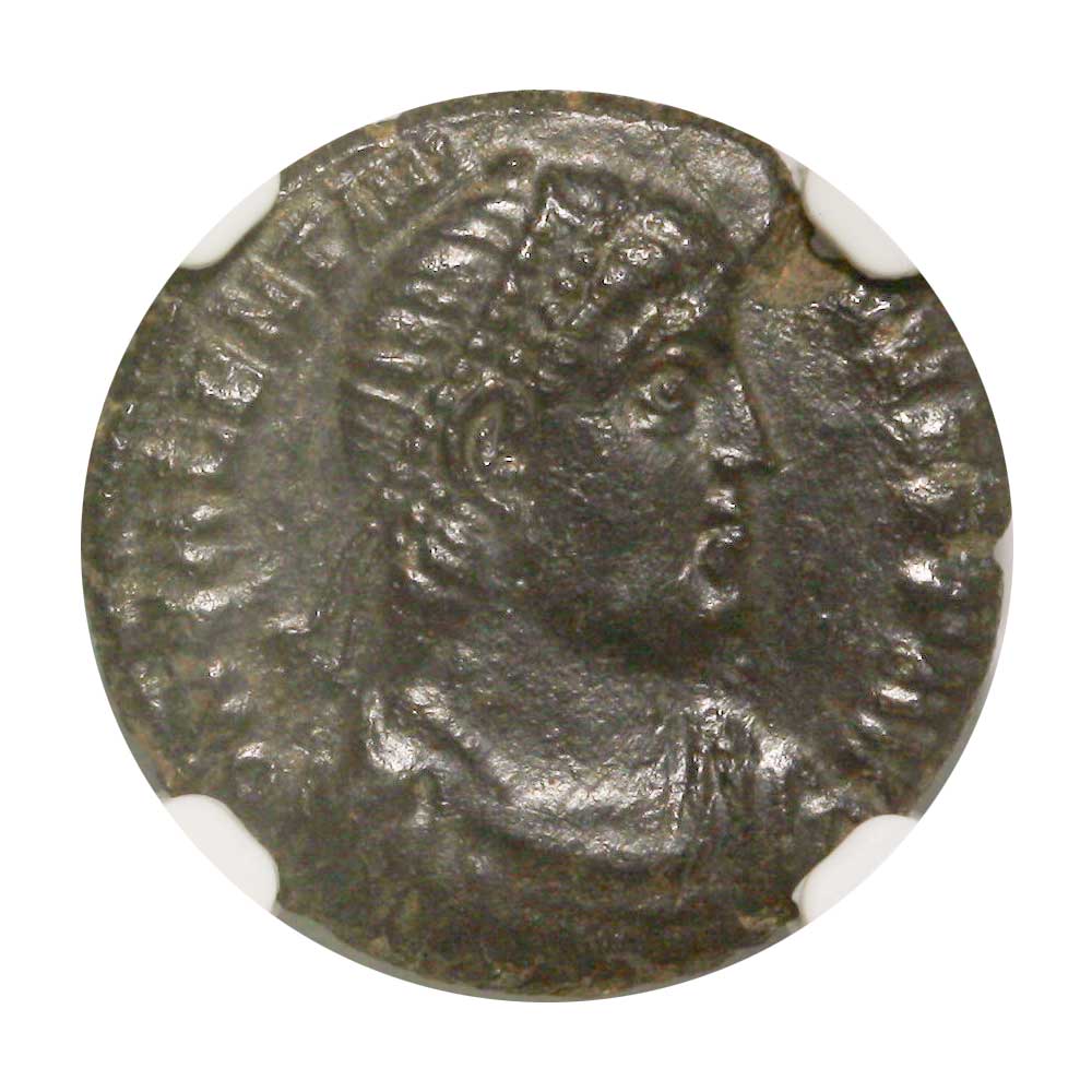 Valentinian I AE3 Nummus AD 364-375 NGC XF Ancient Roman Coin — image 2
