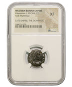 Valentinian I AE3 Nummus AD 364-375 NGC XF Ancient Roman Coin — image 4