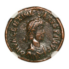 Valentinian II AE3 Nummus AD 375-392 NGC VF Ancient Roman Coin — image 2