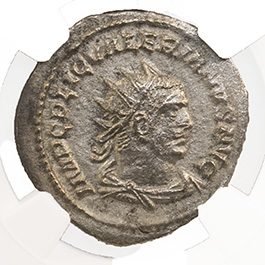 Valerian I BI Double-Denarius AD 253-260 NGC XF Ancient Roman Coin — image 2
