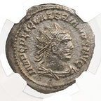 Valerian I BI Double-Denarius AD 253-260 NGC XF Ancient Roman Coin — image 2