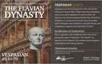 Vespasian (AD 69–79) Roman Empire AR Denarius NGC G representative stock photograph 2