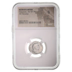 Vespasian (AD 69–79) Roman Empire AR Denarius NGC G representative stock photograph