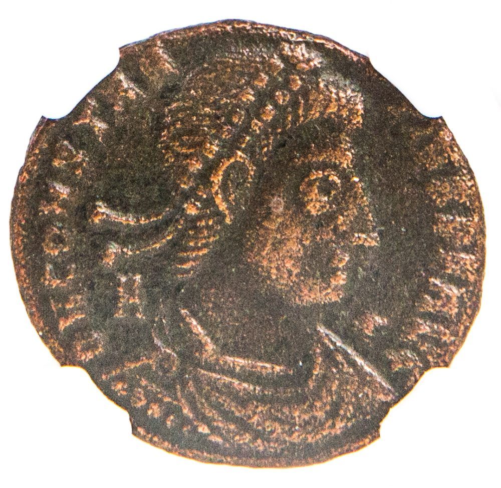 Vetranio BI Centenionalis AD 350 NGC VF Ancient Roman Coin — image 2