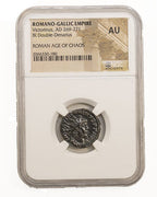Victorinus BI Double-Denarius AD 269-271 NGC AU Ancient Roman Coin — image 4