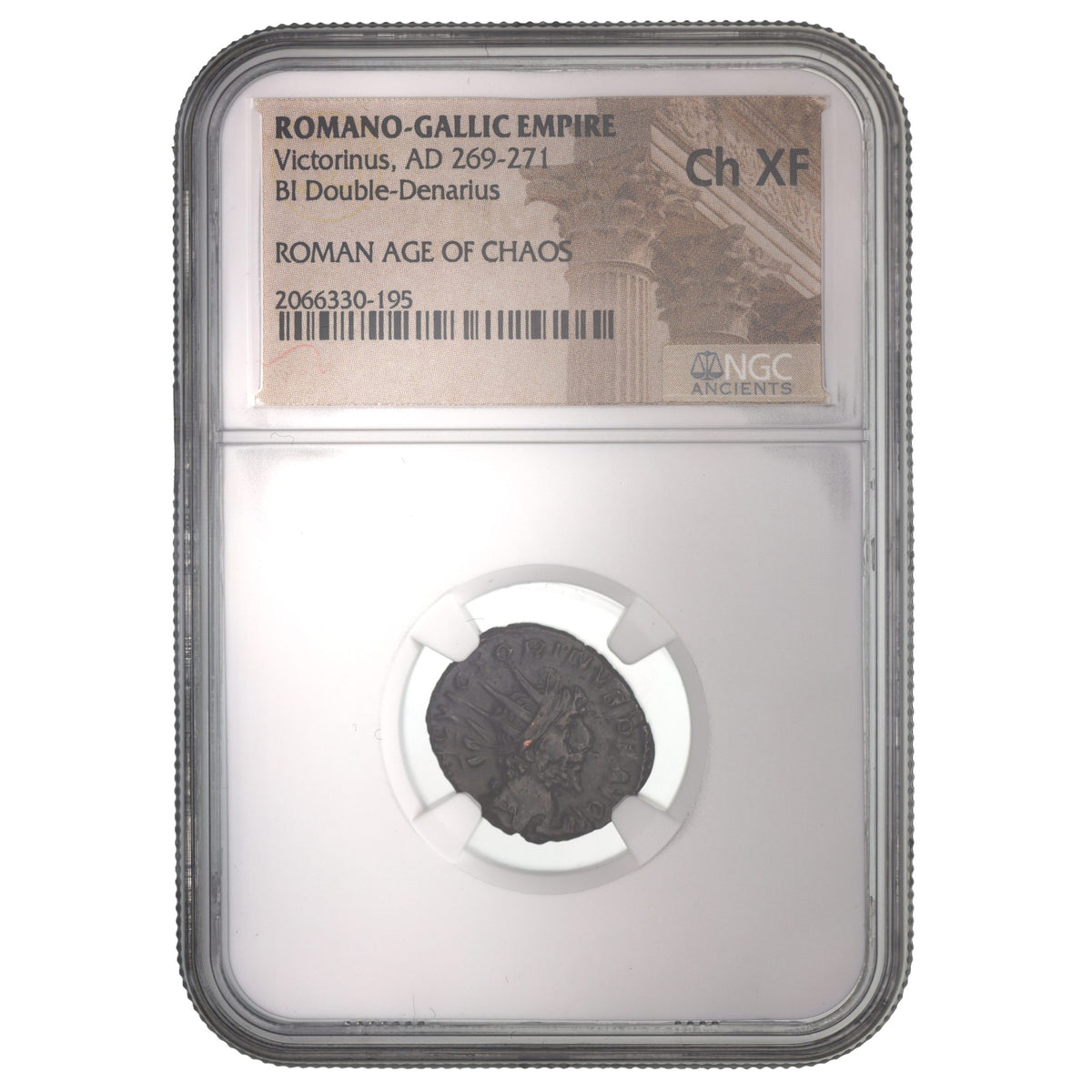 Victorinus BI Double-Denarius AD 269-271 NGC CH-XF Ancient Roman Coin