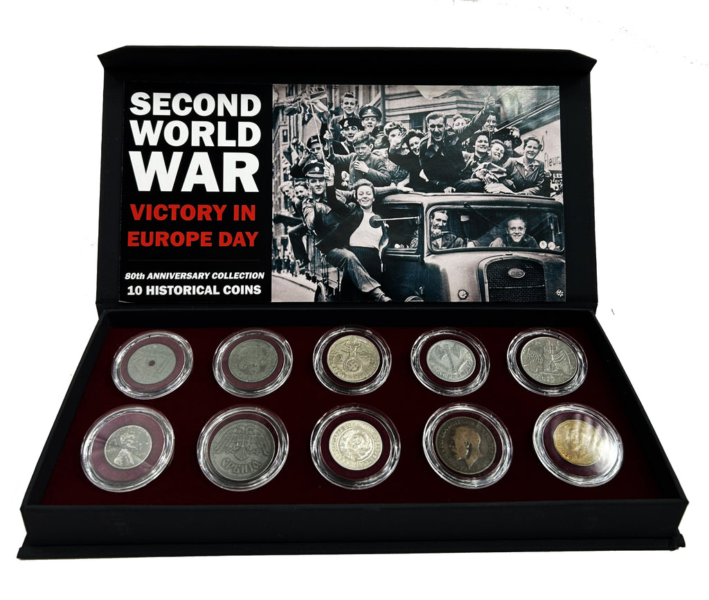 Victory in Europe Day, 1945-2025-80th Anniversary / 10 Coin Boxed Collection - image 2