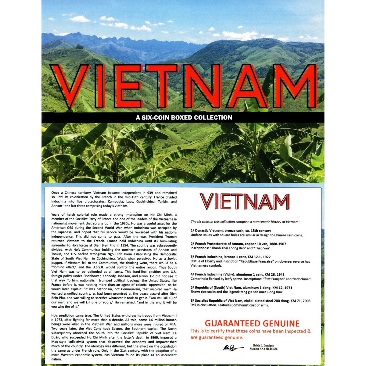 Vietnam: A 6-Coin Collection (Six-Coin Box) - image 3