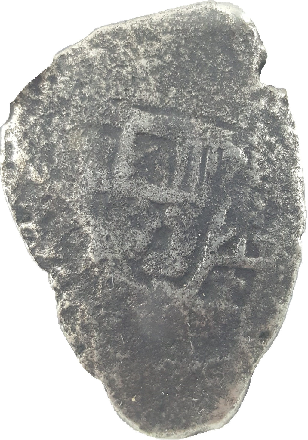 Philip V 8 Reales Sea-Salvaged Fragment 1735 Vliegenthart Shipwreck NGC Genuine — image 2