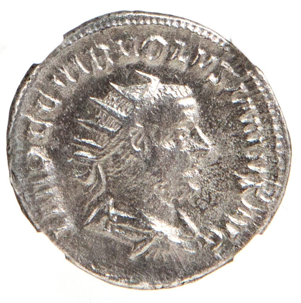 Volusian AR Double-Denarius AD 251-253 NGC VF Ancient Roman Coin — image 2