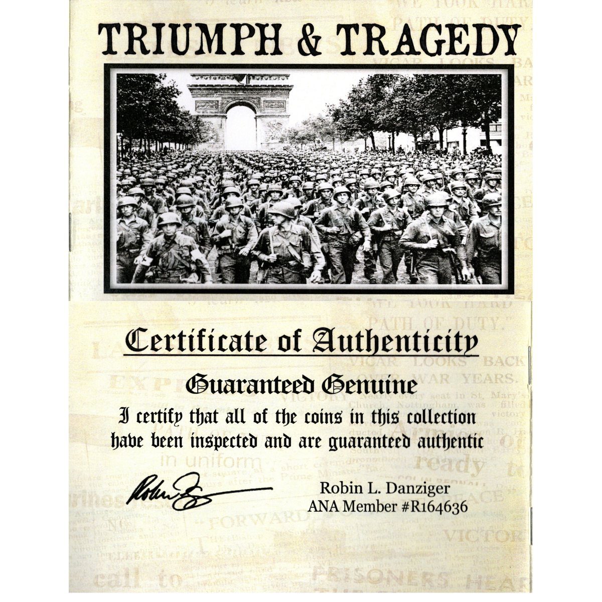 Triumph & Tragedy Box: The Second World War European Theater (WWII) (Eight-Coin - image 3