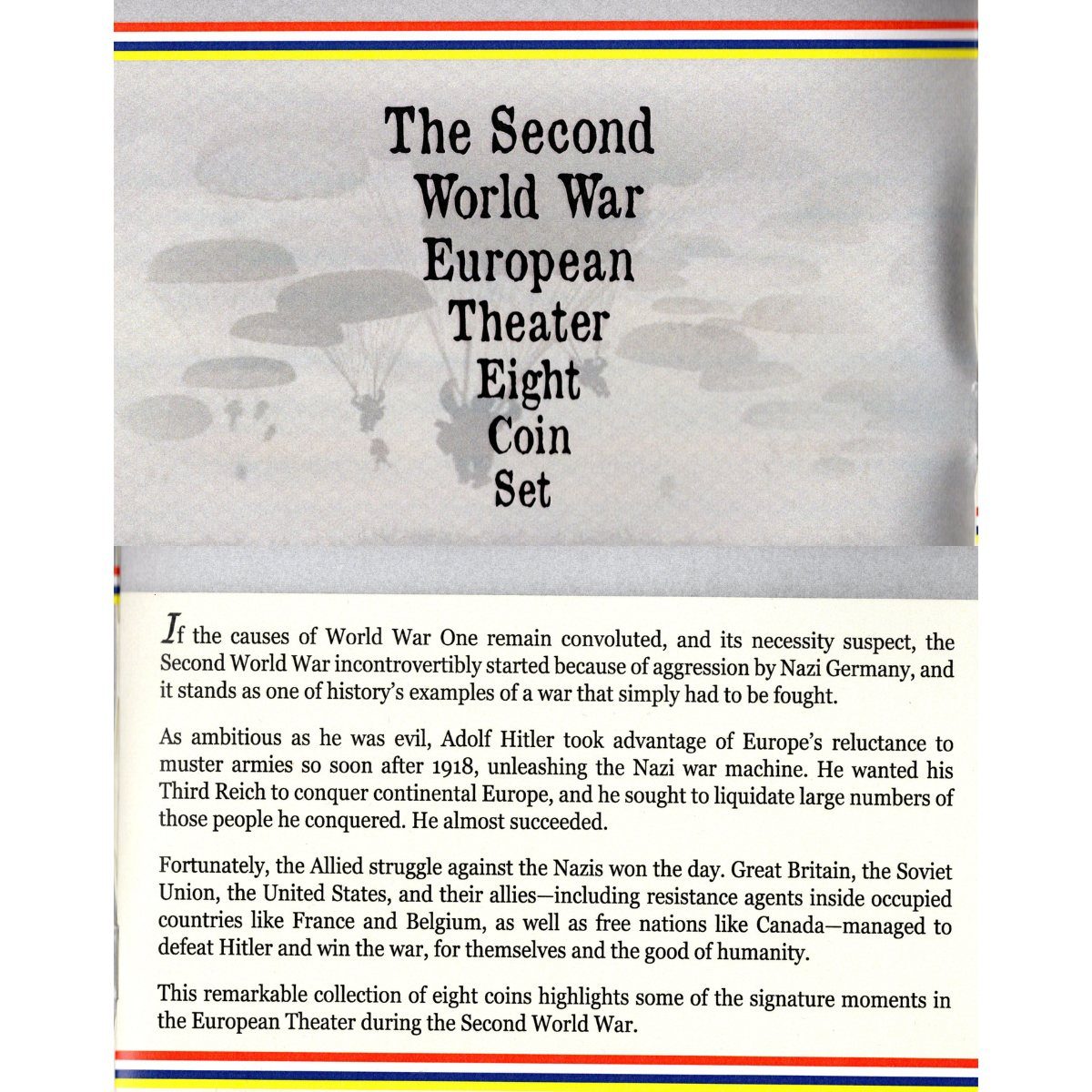 Triumph & Tragedy Box: The Second World War European Theater (WWII) (Eight-Coin - image 4